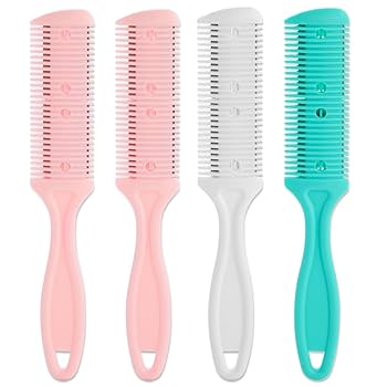 Amazon | Glamlily ヘアシンニングコームセット、女性用カミソリ